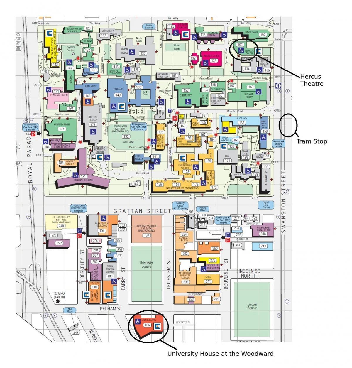 دانشگاه ویکتوریا دانشگاه نقشه