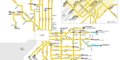 Yarra تراموا نقشه