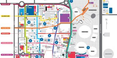 نقشه از دانشگاه موناش