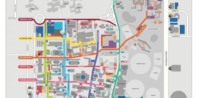 دانشگاه موناش کلیتون نقشه