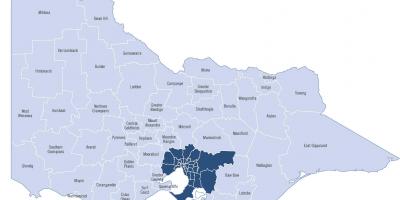 نقشه از ویکتوریا شوراهای